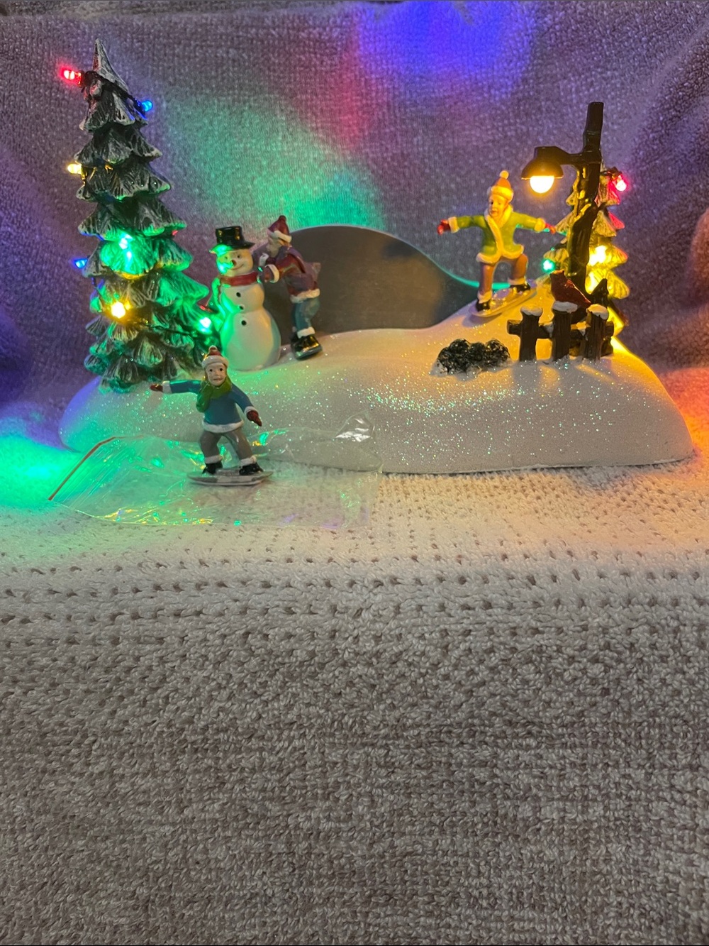 Holiday Light-Up Winter Village Scene - Multicolor Avon 2024